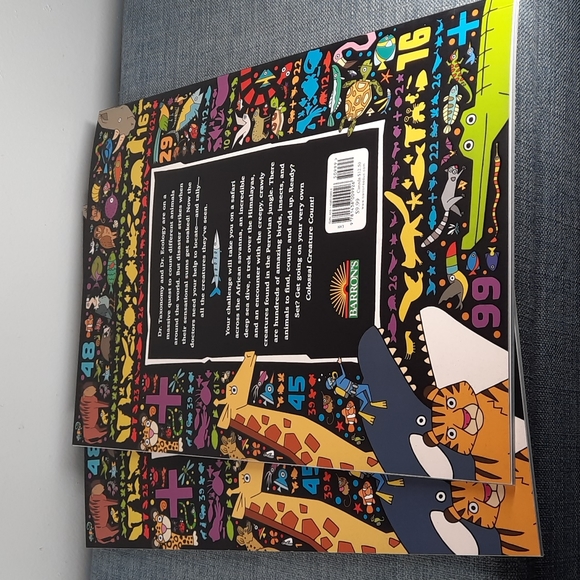 Kid Animal Search Photo Book Addition Colossal Creature Count Activity Books 2 - Picture 2 of 4